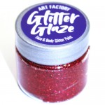 Glitter Glaze Art Factory - Paillette - Rouge